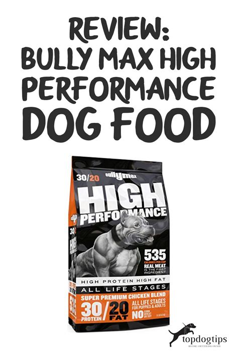 REVIEW: Bully Max High Performance Dog Food Test.